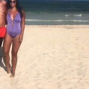 High Cut ruffle swimsuit!